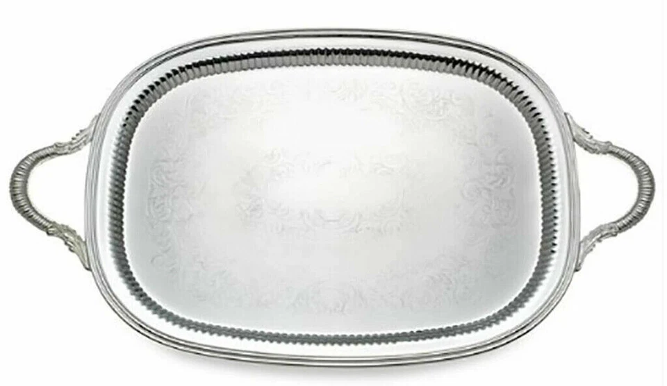 Reed & Barton Sheffield Collection Queen Anne Oblong Tray ( Damaged Box) - Image 1 of 1