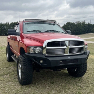 STEEL FRONT BUMPER ASSEMBLY W/ SKID PLATE FIT DODGE RAM 2500 3500 2003 2004 2005 Foto 1 de 4