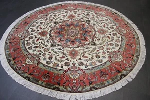 Perserteppich Rug - TABRIZ RAJ mit Seide - 240 (/) cm - Nr.A4230 (GEWASCHEN) - Bild 1 von 12