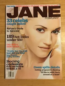 JANE Magazine January/February 2002 Gwen Stefani Good Condition RARE! - Picture 1 of 1