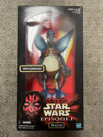 + Hasbro 1999 Star Wars Episode 1 Watto 12" Action Figure NIB Cover