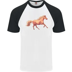 A Galoppierenden Pferd Reiter HERREN S/S Baseball - Bild 1 von 36