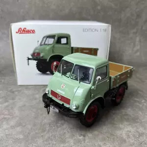 Verde Schuco 1/18 Benz Unimog U401 - Foto 1 di 11