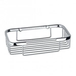 Cesta de jabón BYTRO latón cromo pulido 120x210x50 mm para baño y WC >> para perforar - Imagen 1 de 8