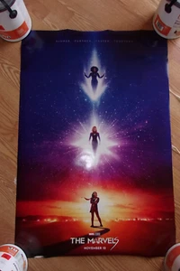 THE MARVELS DS 27X40 TEASER POSTER, NM - Picture 1 of 1