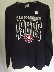 NWOT Officially Licensed NFL San Francisco 49ers Long Sleeve Shirt Men Large - Picture 1 of 4