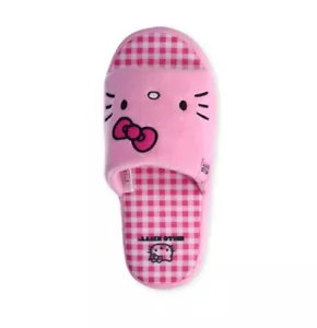 Hello Kitty Slides Slippers,Sanrio plush slippers, Pink Size 7-8 - Picture 1 of 5