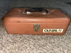 Vintage Old Pal Metal Tackle Box Brown # 5111 