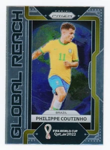 2022 Prizm WC Global Reach Philippe Coutinho #GR-1 🌍 Brazil Insert 🇧🇷🔥 - Picture 1 of 2