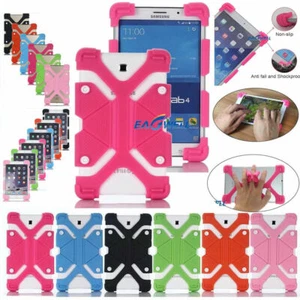 For Samsung Galaxy Tab A8 10.5 A 8.0 A7 Lite 8.7 Universal Silicone Case Cover - Picture 1 of 27