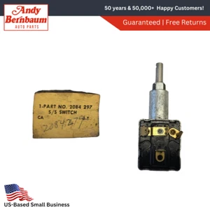 1959-1960 Plymouth Belvedere Fury Single Speed Wiper Control Switch 2084297 NOS - Picture 1 of 13