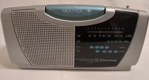 Emerson Weather Radio with Instant Weather / TV Sound / FM / AM Model RP6247S - Picture 1 of 8