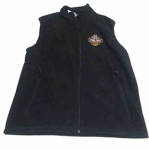 2017 Final Four Phoenix Fleece Full Zip Vest Sz XL Black EUC NWT - Picture 1 of 4