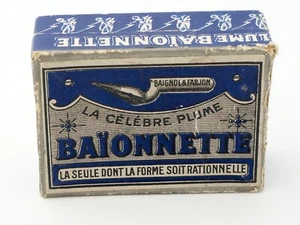 BOITE DE PLUMES BAIGNOL & FARJON - PLUMES BAÏONNETTE ET DIVERS - Bild 1 von 10