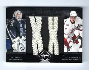 2011-12 Limited Net Presence Alex Ovechkin Tim Thomas Netting Relic 66/99 NM-MT - Picture 1 of 2