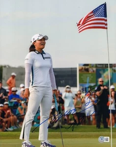 FOTO FIRMATA JIN YOUNG KO AUTO'D BAS COA LPGA TOUR ANA INSPIRATION CHAMP A - Foto 1 di 1