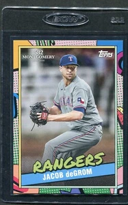 2023 Topps Montgomery Club Set 1 Jacob DeGrom #6 Rangers - Picture 1 of 1