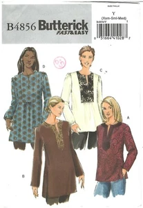 2006 Butterick B4856 Fast & Easy Misses' Top Tunic size Y Xsm-Med pattern uncut - Picture 1 of 3