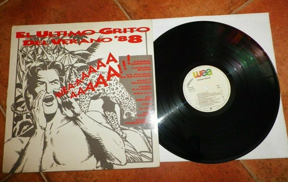 PRINCE Alphabet St A-HA Touchy KIM WILDE VAN HALEN RARE SPANISH PROMO LP VINYL  - Image 1 of 3