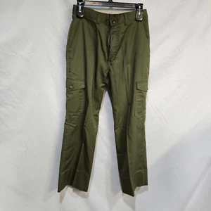Vintage Boy Scouts Of America Uniform Cargo Pants Mens 29"  Size 18 BSA Green  - Picture 1 of 7