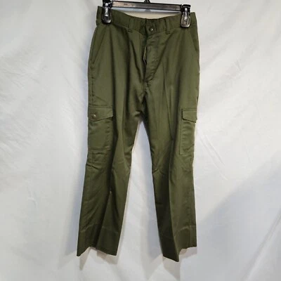 Vintage Boy Scouts Of America Uniform Cargo Pants Mens 29"  Size 18 BSA Green  - Image 1 of 4