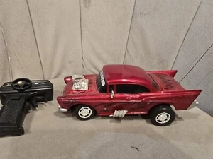 DE COLECCIÓN 1957 '57 CHEVY BEL AIR CHEVROLET CONTROL REMOTO ROJO no probado - Imagen 1 de 11
