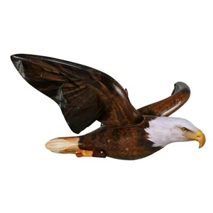 Aquila calva americana gonfiabile imbottita animale vola sulle ali ideale per giocattolo safari - Foto 1 di 13