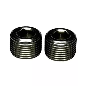 2 Pcs M20X1.5 Male Stainless Steel Hex Set Screw Socket Pipe Block Plug Fitting - Picture 1 of 4