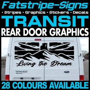 PEGATINAS BANDERA FORD TRANSIT UNION JACK GRÁFICOS CÁMPER FURGONETA AUTOCARAVANA - Imagen 1 de 2