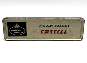 A.W. Faber Castell 12 9000 HB Zeichenstift Blechdose Vintage Germany leer - Bild 1 von 12