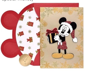 Papyrus Disney Mickey Mouse Weihnachtskarte 3D Mickey  - Bild 1 von 5