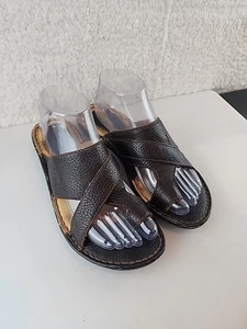 Sandalias BOC Born Concept de cuero marrón 8M - Imagen 1 de 8
