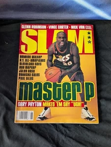 Revista Gary Payton SLAM #26 de junio de 1998 con carteles de Jordan Kobe sin etiqueta - Imagen 1 de 5