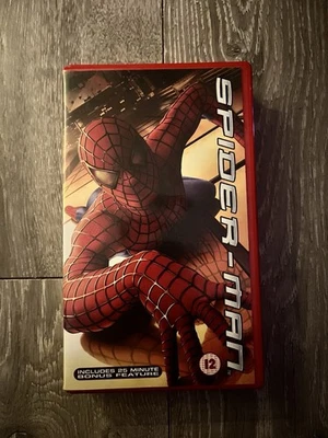 Spider-Man (2002) w/ Tobey Maguire - VHS - Tested & Working - Image 1 of 4