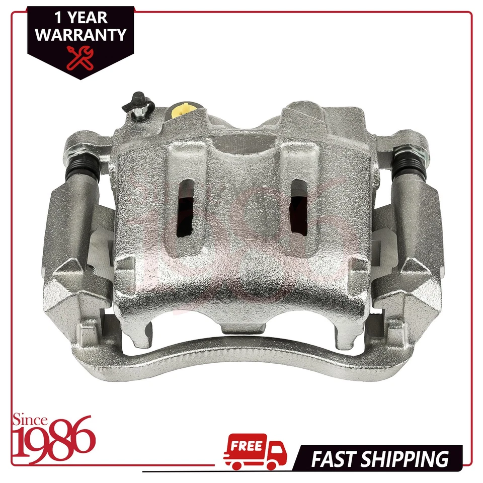 Pinça de freio dianteira esquerda com suporte para Ford F-250 F-350 Super Duty 2005-2012 - Imagem 1 de 4