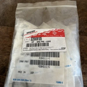 NOS Spicer S20KM105 Bearing Pre-Load Kit - Picture 1 of 6