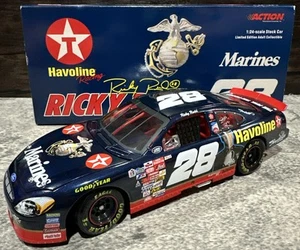 2000 Ricky Rudd #88 Marines Texaco Ford Taurus 1/24 Action Nascar Diecast - Picture 1 of 5