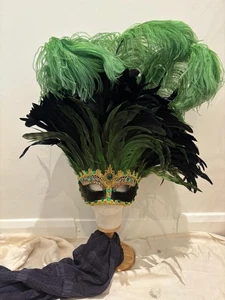 Halloween Costume Womens venetian masquerade ball mask - Picture 1 of 1