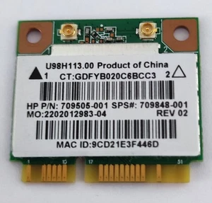 WLAN Wifi PCIe MiniCard Realtek RTL8188EE IEEE802.11 b/g/n 2.4 GHz ohneBluetooth - Bild 1 von 2