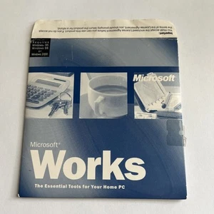Microsoft Works For Windows 95 CD-ROM Version: Vintage Software - Zdjęcie 1 z 2