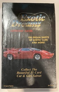 Exotic Dreams Collectors Cards Factory Sealed Box 36 Packs, Premier Edition 1992 - Picture 1 of 4