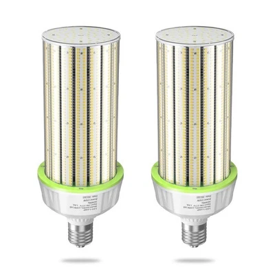 2-Pack 250W LED Corn Light Bulb E39 Mogul 37500lm AC110-277V, 6000K Cool White - Image 1 of 4