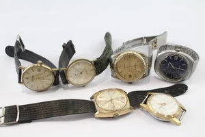 Mens Vintage Watches Mechanical Seiko Sekonda SPARES & REPAIRS x 6 - Picture 1 of 6