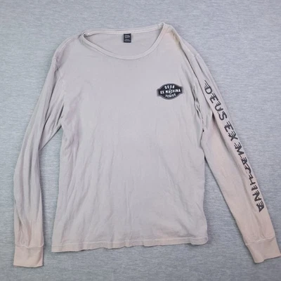 Camiseta Deus Ex Machina Manga Larga Para Hombre Mediana Personalizada Ciclos Venecia  Foto 1 de 4