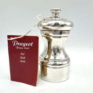 Peugeot Mignonnette versilberte Salzmühle, 10 cm/4 Zoll - Bild 1 von 7