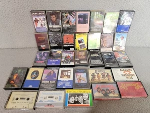 Casette Tape Lot Vintage Mostly Country And Rock Alabama, George Strait Etc - Foto 1 di 8