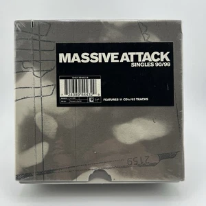 Singles 90/98 Massive Attack 11-CDs BOX 1998 Virgin IMPORT UK NEW & SEALED Promo - Picture 1 of 12