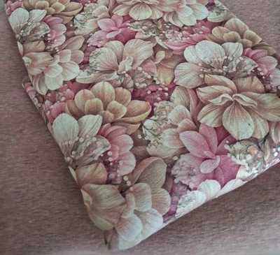 Öko-Tex Alpenfleece  Flowers Alpenfleece uni rosa 50 x 150 cm - Bild 1 von 2