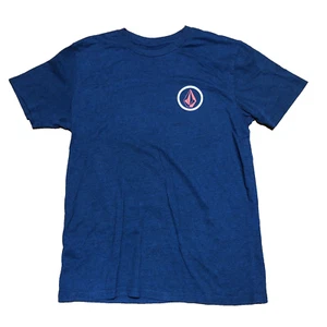 Volcom Stone T-Shirt Adult Small Blue/W Red Logo Nice Shape - Picture 1 of 4