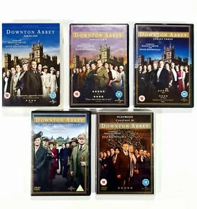 12-DVD Set DOWNTON ABBEY SERIES 1-3 + Christmas & Journey to the Highlands engl. - Foto 1 di 2